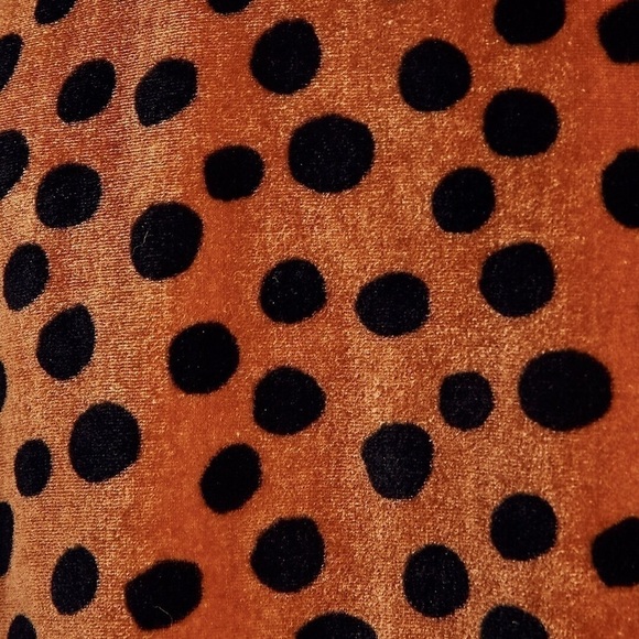 Madewell Velvet Circle Mini Skirt Leopard Dot - 4 - Picture 8 of 10